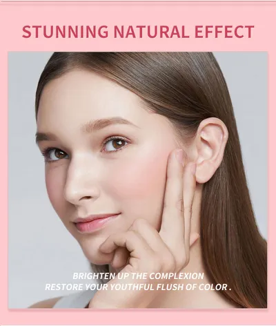 Cheek Blusher Shimmer Blush Stick Face Makeup Highlighter Bronzer Contour Cream Long-lasting Facial Make Up Cosmetics