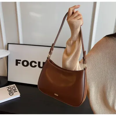 Red Underarm Shoulder Bags For Women New Texture Leather Crossbody Bag Luxury Designer Wedding