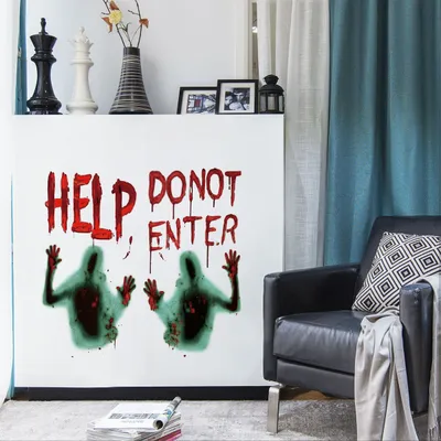 Halloween Zombie Wall Sticker