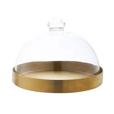 European-style Transparent Glass Cake Cover