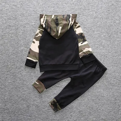 Baby Camo Hooded Suit