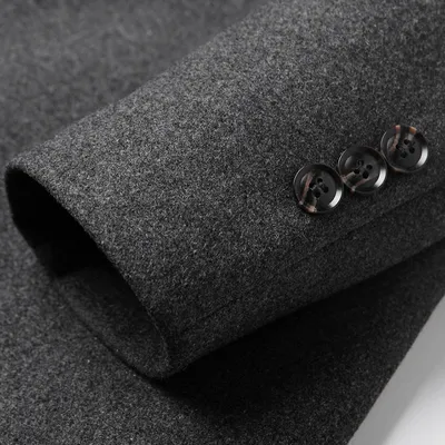 Casual Woolen Coat Men's Coat Windbreaker