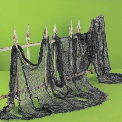 Halloween Decoration gauze Sheer Gauze Element Yarn Roll Bla