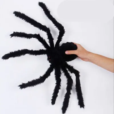 Halloween Ghost Festival Supplies Bar Decoration Props Plush Spider Haunted House Prop Indoor Outdoor Giant Decor