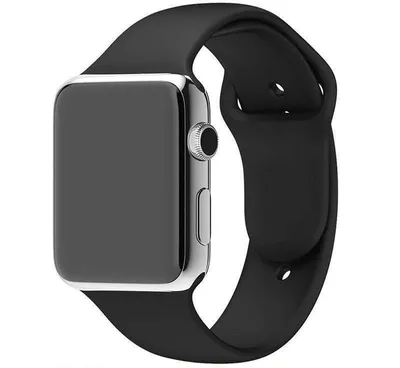Compatible with Apple, Applicable Monochrome Silicone Strap For Iwatch Generation