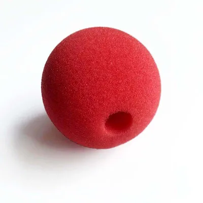 Clown nose red
