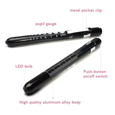 Multi Colors Medical Penlight First Aid LED White or Yellow Pen Light Torch for Doctor Nurse Diagnosis
