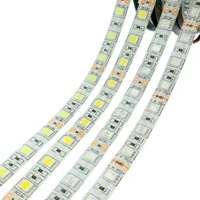 شرائط إضاءة LED مميزة، 60 حبة إضاءة، شرائط ناعمة مقاومة للماء مصنوعة من الإيبوكسي