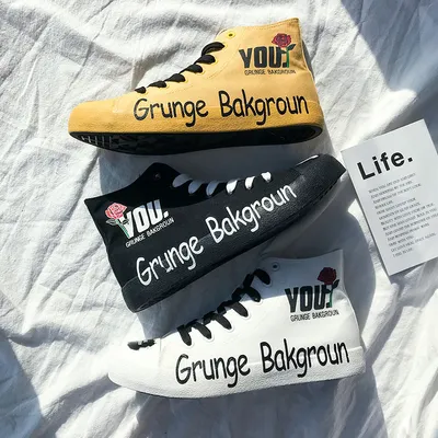 Autumn new high-top canvas shoes male Korean version of the trend of personality high to help shoes men's tide shoes students wild shoes