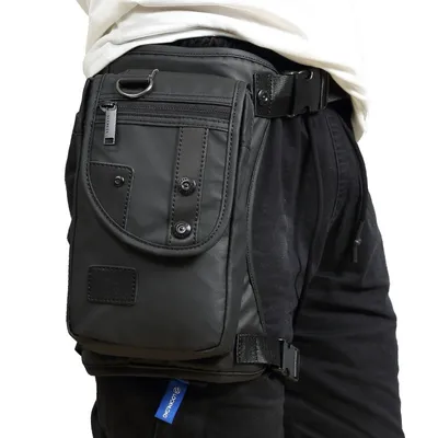 Flow leg bag fashion chest bag multi-function pocket waterproof nylon material lightweight men's diagonal package