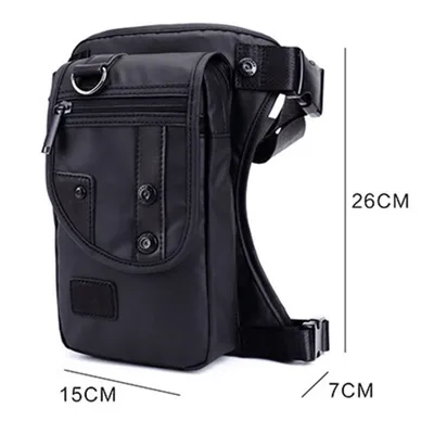 Flow leg bag fashion chest bag multi-function pocket waterproof nylon material lightweight men's diagonal package
