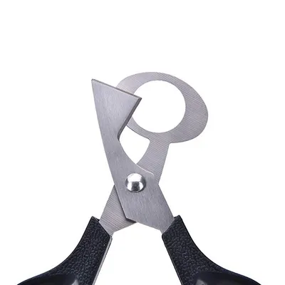 Hot Sale Pigeon Quail Egg Scissor Bird Cutter Opener Kitchen Tool Clipper Cigar Cracker Blade Wholesale Black Color 1pcs