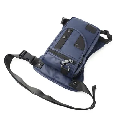 Flow leg bag fashion chest bag multi-function pocket waterproof nylon material lightweight men's diagonal package
