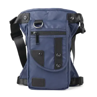 Flow leg bag fashion chest bag multi-function pocket waterproof nylon material lightweight men's diagonal package