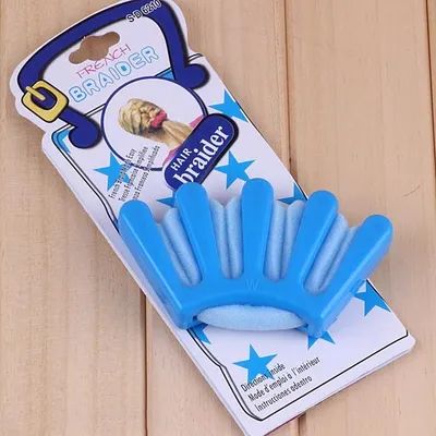 Accessories French 9inch 8cm Braider Braid Hair 1 4 6cm Blue Style 6inch Holder Home 1 Tool Braided Red Hair DIY 0