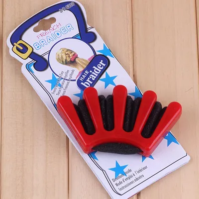 Accessories French 9inch 8cm Braider Braid Hair 1 4 6cm Blue Style 6inch Holder Home 1 Tool Braided Red Hair DIY 0