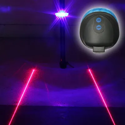 ضوء ذيل للدراجة 5LED 2Laser