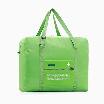 Large Capacity Foldable Travel Bag Nylon Waterproof Gym Duffel Bag Folding Traveling Clothes Storage Organizer
