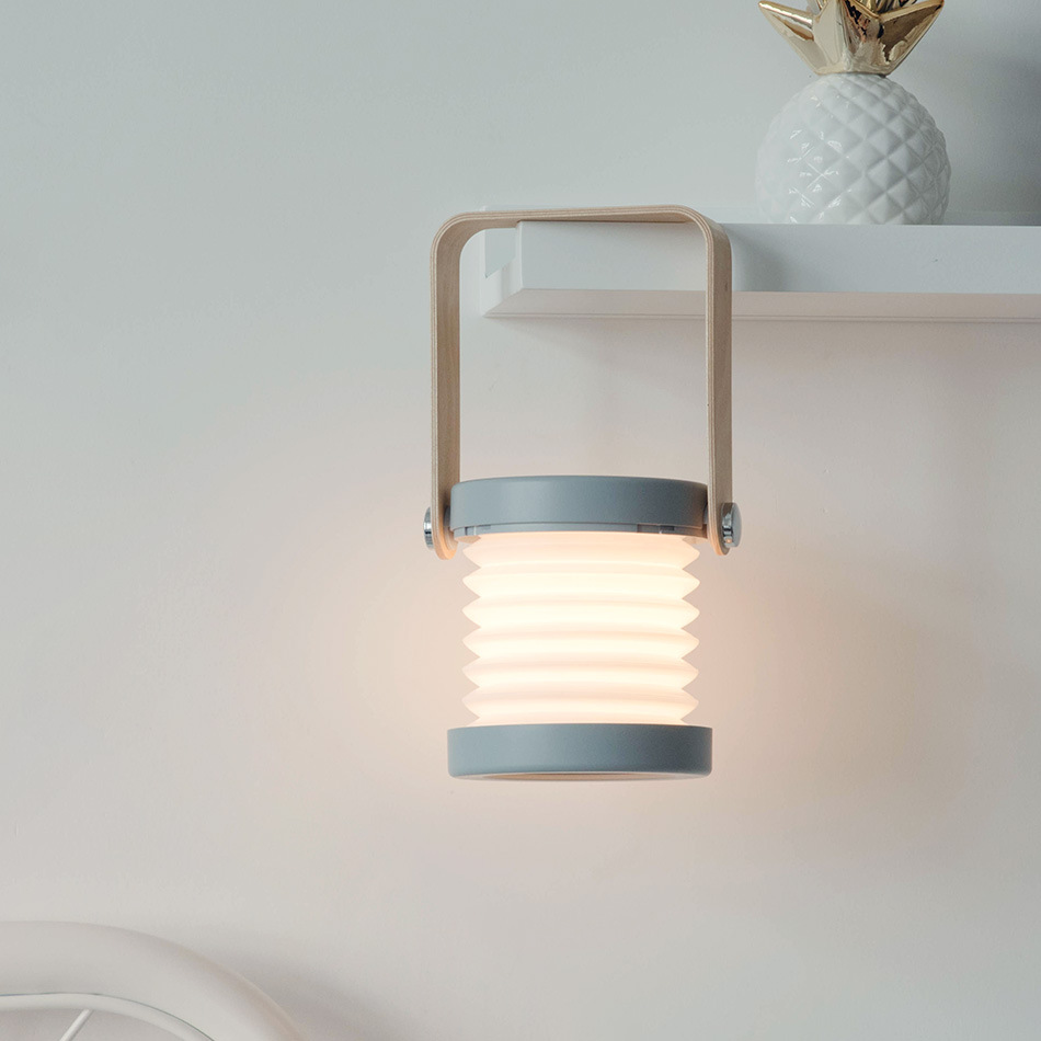 مصباح ليلي LED قابل للطي يعمل باللمس، قابل لتعديل شدة الإضاءة، مصباح فانوس محمول قابل لإعادة الشحن عبر منفذ USB، مثالي لتزيين المنزل