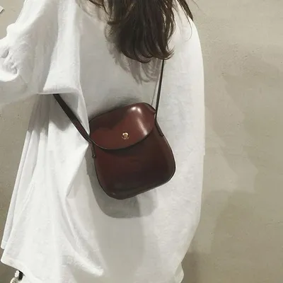 Mini simple shoulder-slung student mobile phone bag