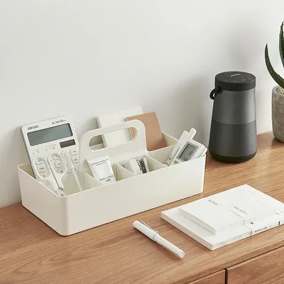 Japanese style sorting debris storage basket plastic bathroom toilet storage basket desktop storage basket storage basket