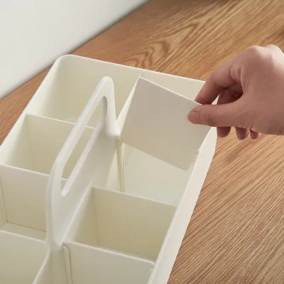 Japanese style sorting debris storage basket plastic bathroom toilet storage basket desktop storage basket storage basket
