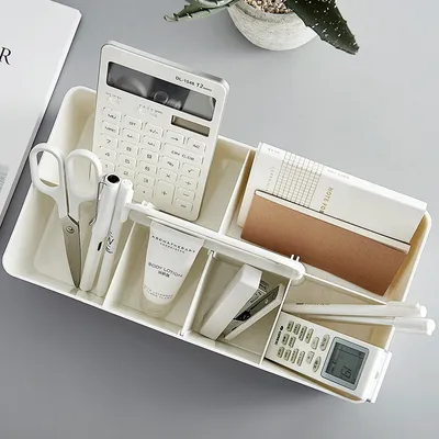 Japanese style sorting debris storage basket plastic bathroom toilet storage basket desktop storage basket storage basket