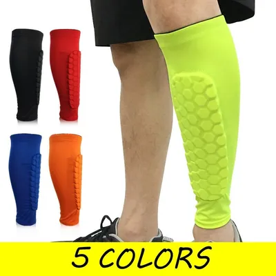 Football new Shin Guards Soccer Protective Pads Holders Leg Sleeves Training Basketball Sports Protector Gear  Teenager