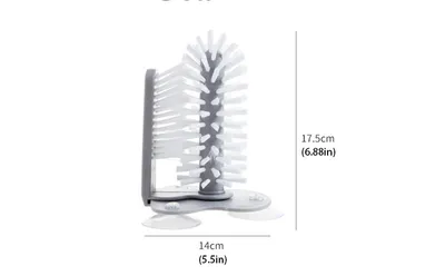 Creative suction wall lazy cup brush glass cleaning brush kitchen rotating cup tea cup brush cup brush
