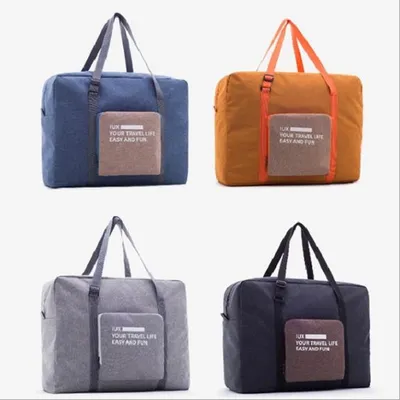 Portable collapsible large-capacity travel bag waterproof handbag luggage bag storage bag