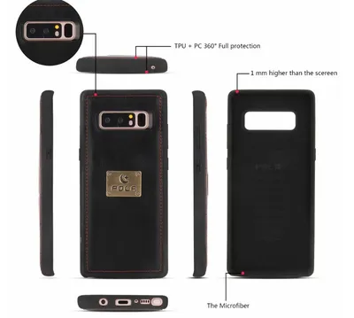 New Multi-function Mobile Phone Case Phone Shell Zipper Wallet Set Car Function Phone Case