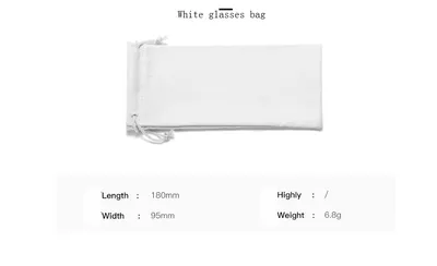New glasses case set ladies fashion  zenith cover box white leather glasses box