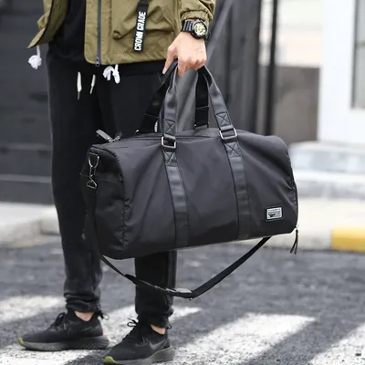 Factory direct men's travel bag hand luggage bag Oxford cloth casual men's bag cross-border explosion Amazon