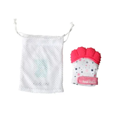 Baby Teether Gloves Molars Chews Infants Prevent Eating Fingers  Bite Soft Rubber Gloves Carton