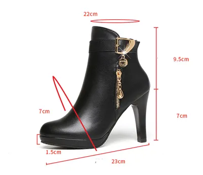Womens Autumn Leather Boots