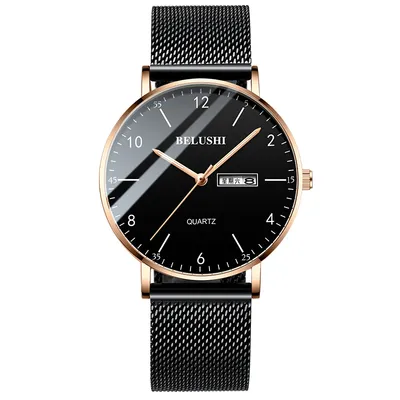 New men's watch business casual quartz watch waterproof luminous net with fashion source wholesale manufacturers
