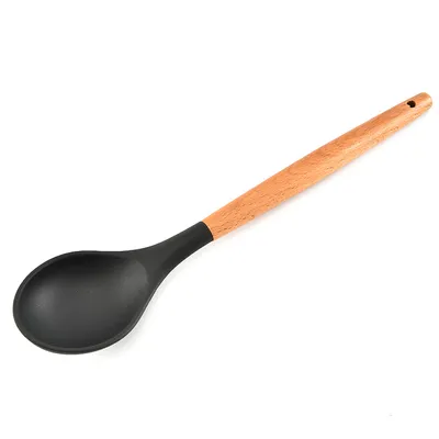 9-piece set of wooden handle kitchenware