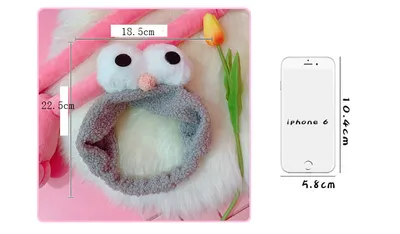 Soft sheep lamb big eyes wash face hair band