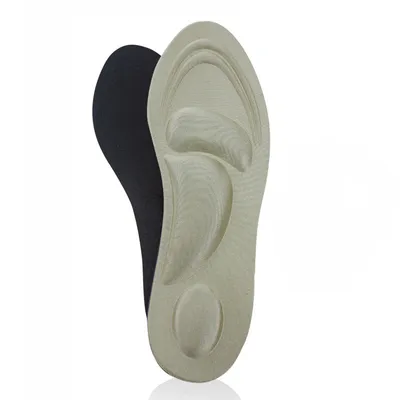 Soft Insole High Heel Shoe Pad Men Women 4D Sport Sponge Pain Relief Insert Cushion Pad Shoe Insoles 1Pair