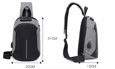 Oxford cloth shoulder bag