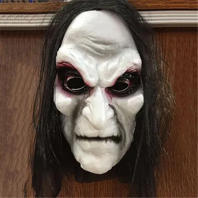 Ghost festival horror long hair mask