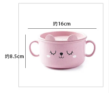 Thickened cartoon bowl with lid