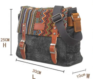 Vintage shoulder bag ethnic style