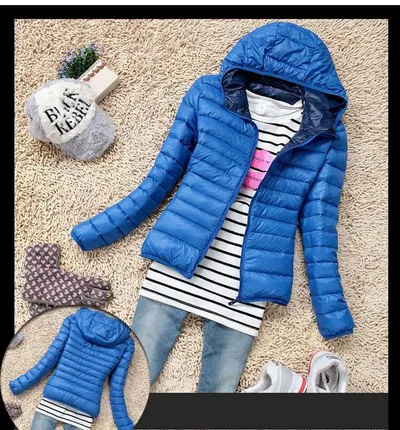 Casual Hooded Womens Jacket