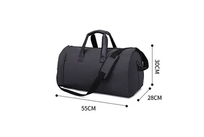 Large-capacity travel bag portable cylinder folding suit bag
