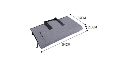 Large-capacity travel bag portable cylinder folding suit bag