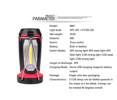 LED camping light