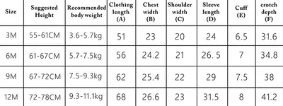 Cotton one-piece clothes baby clothes