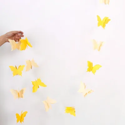 Big butterfly paper pull flower