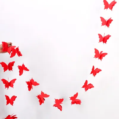Big butterfly paper pull flower